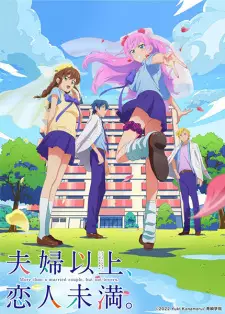 Poster do anime Fuufu Ijou, Koibito Miman.